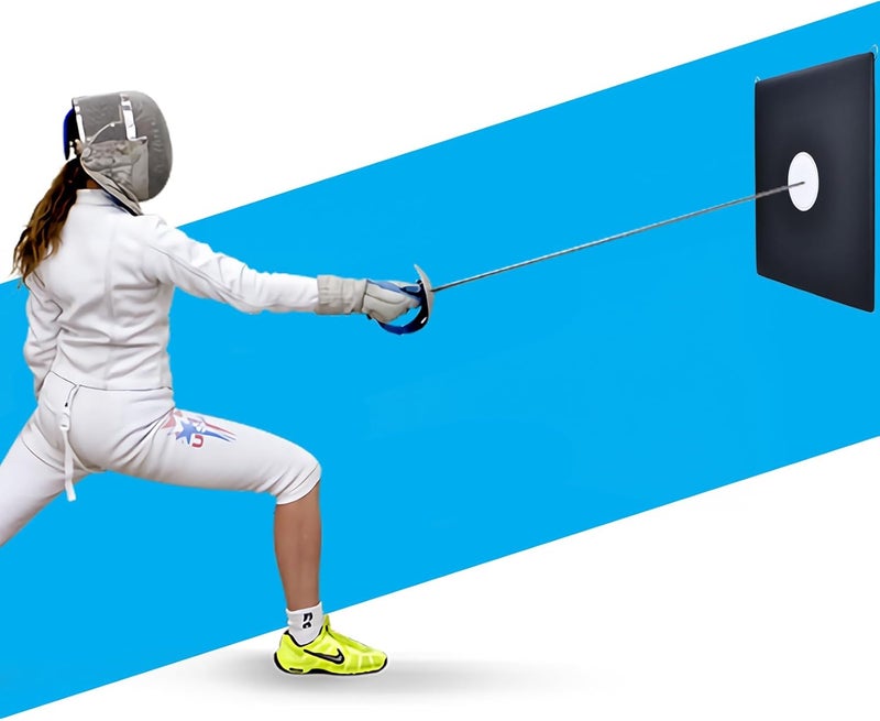FEFOSAEP Leather Square Fencing Target - Fencing Practice Target for Foil Saber Epee and Hema - Self-Training Auxiliary Fencing Equipment for Fencer - Image 2